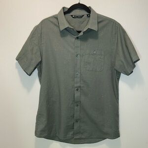 Travis Mathew Olive Button Down Shirt